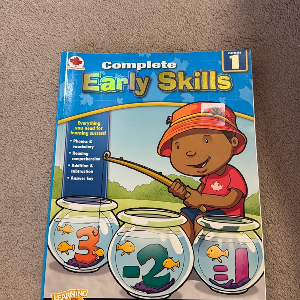 Complete Early skills Workbook -Grade 1